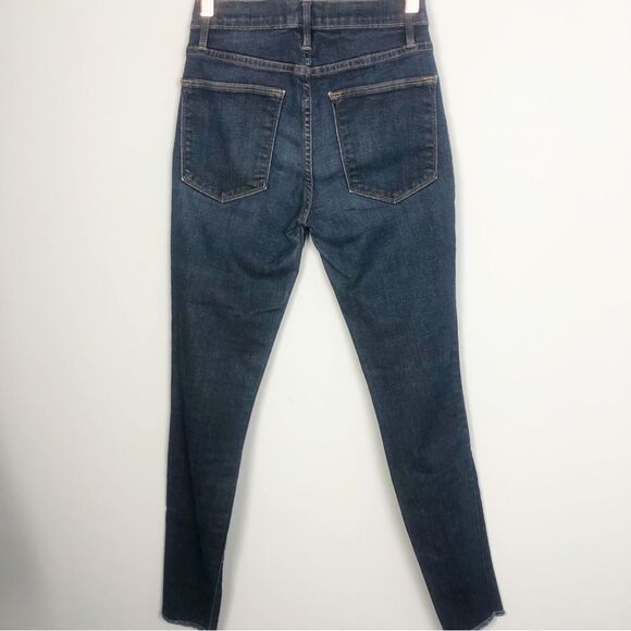 FRAME DENIM | Le High Skinny Dark Wash Denim Jeans in Saltair Women’s Size 26 - Picture 9 of 10